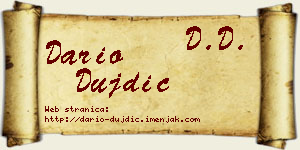 Dario Dujdić vizit kartica